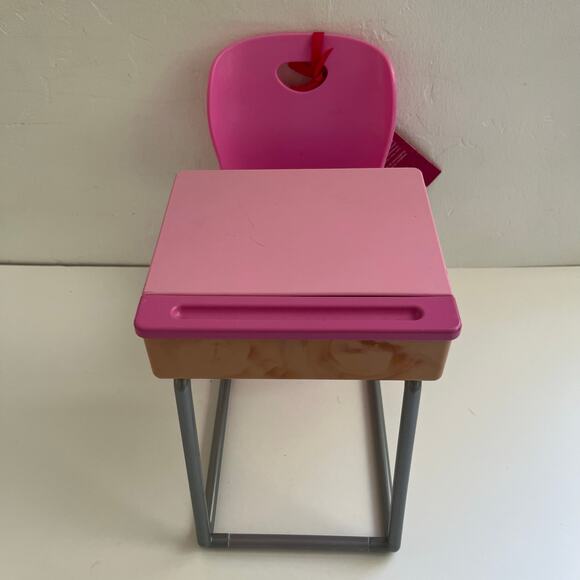 Our Generation Flying Colors Classroom School Desk for 18" Dolls Pink NWT - Picture 3 of 12